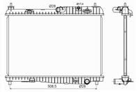 Kühler, Motorkühlung NRF 53152