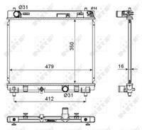NRF Wasserkühler 53667 Kühler,Motorkühler TOYOTA,YARIS SCP9_, NSP9_, KSP9_, NCP9_, ZSP9_,YARIS NHP13_, NSP13_, NCP13_, KSP13_, NLP13_