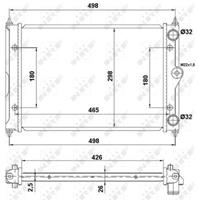 Volkswagen Radiateur 519505