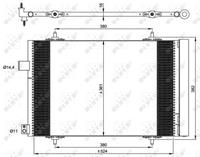 peugeot Condensor, airconditioning