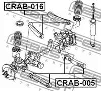 jeep Draagarmrubber