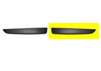 opel Bumperlijst Links Voor -2/08 Zwart