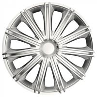 Autostyle wieldoppen Nero 18 inch ABS zilver set van 4