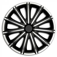AutoStyle wieldoppen Nero 17 inch ABS zwart/zilver set van 4