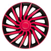 4-Delige Wieldoppenset Kendo 13-inch zwart/roze