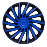 4-Delige Wieldoppenset Kendo 14-inch zwart/blauw