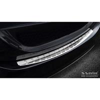 RVS Achterbumperprotector passend voor Mercedes C-Klasse W205 Sedan 2014-2019 & 2019-Ribs'