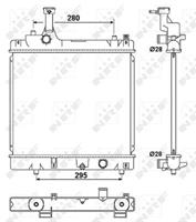 nissan Radiateur 53078