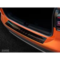 Zwart RVS Achterbumperprotector Volkswagen T-Cross 2019-Ribs'