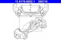 Halter, Bremssattel Vorderachse ATE 11.8170-0002.1