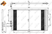 bmw Condensor, airconditioning