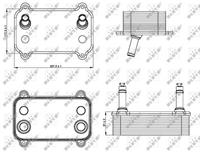 Ölkühler, Motoröl NRF 31288