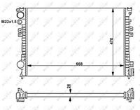 Kühler, Motorkühlung NRF 58262