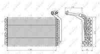 NRF Verdampfer 36136 Klimaverdampfer,Verdampfer, Klimaanlage FIAT,PEUGEOT,CITROËN,ULYSSE 220,SCUDO Kasten 220L,SCUDO Combinato 220P