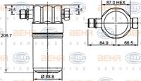 MAHLE ORIGINAL Trockner AD 36 000S Klimatrockner,Klimaanlage Trockner VW,AUDI,PASSAT Variant 3B5,PASSAT 3B2,A4 8D2, B5,A6 Avant 4B5, C5