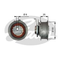 Spannrolle, Zahnriemen 'PowerGrip' | GATES (T43247)