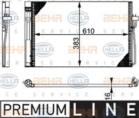 Condensor, airconditioning BEHR HELLA SERVICE *** PREMIUM LINE *** MAHLE, u.a. für BMW