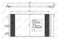 fiat Condensor, airconditioning