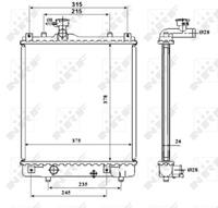 opel Radiateur 53824