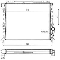 alfaromeo Radiateur 58743