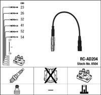 NGK Zündkabelsatz AUDI 0504 021905409A,078905531A,078905532A Zündleitungssatz 078905533A,078905534A,021905409A,078905531A,078905532A,078905533A