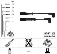 NGK Zündkabelsatz 4746 Zündleitungssatz FORD,FIAT,LANCIA,KA RU8,GRANDE PUNTO 199,PANDA 169,500 312,PUNTO EVO 199,DOBLO Cargo 223,500 C 312,DOBLO 119