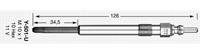 NGK Glühkerze 4187  VW,AUDI,SKODA,PASSAT Variant 3B6,PASSAT Variant 3B5,PASSAT 3B2,PASSAT 3B3,A4 8D2, B5,A4 Avant 8ED, B7,A4 Avant 8E5, B6