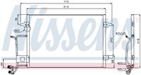 Condensor, airconditioning NISSENS 94594