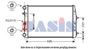 AKS Dasis Radiator VW,SKODA,SEAT 040007N