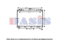 AKS Dasis Wasserkühler 070138N Kühler,Motorkühler NISSAN,NAVARA D40,PATHFINDER R51,NAVARA Pritsche/Fahrgestell D40,NP300