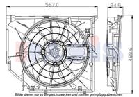 AKS Dasis Lüfter 058047N Elektrolüfter,Hochleistungslüfter BMW,3 E46,3 Touring E46,3 Compact E46,3 Coupe E46,3 Cabriolet E46