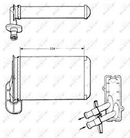 audi Kachelradiateur, interieurverwarming 58622