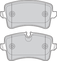 Valeo Bremsbeläge 302157 Bremsklötze,Scheibenbremsbelag AUDI,A4 Avant 8K5, B8,A4 8K2, B8,Q5 8R,A5 8T3,A5 Sportback 8TA,A4 Allroad 8KH, B8