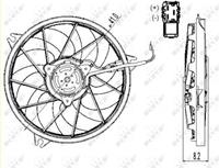 NRF Lüfter 47324 Elektrolüfter,Hochleistungslüfter PEUGEOT,206 Schrägheck 2A/C,206 CC 2D,206 SW 2E/K,206+ T3E,206 Stufenheck