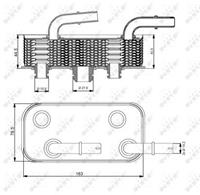 NRF Ölkühler 31190 Ölkühler, Motoröl BMW,3 E46,3 Touring E46,X3 E83,3 Compact E46,3 Coupe E46,3 Cabriolet E46,Z4 E85