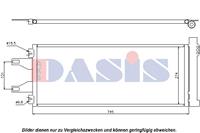 AKS Dasis Klimakondensator 062009N Kondensator,Klimakühler FIAT,PEUGEOT,CITROËN,DUCATO Kasten 250,DUCATO Pritsche/Fahrgestell 250,DUCATO Bus 250