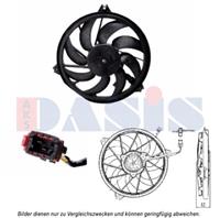 AKS Dasis Lüfter 168037N Elektrolüfter,Hochleistungslüfter PEUGEOT,206 Schrägheck 2A/C,206 CC 2D,206 SW 2E/K,206+ T3E,206 Stufenheck