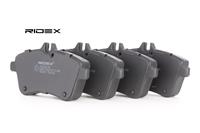 RIDEX Bremsbelagsatz MERCEDES-BENZ 402B0218 1694200120,1694200820,169420082028 1694201220,1694201920,A1694200120,A1694200820,A169420082028,A1694201220