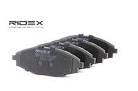 RIDEX Bremsbelagsatz Vorderachse 402B0143 Bremsbeläge,Bremsklötze CHEVROLET,DAEWOO,RAVON,MATIZ (M200, M250),SPARK Kasten/Schrägheck (M200, M250)