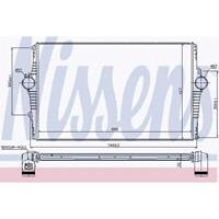 nissens Intercooler VOLVO 969001 30741580,30748809,31274554 Interkoeler, tussenkoeler 8649471,8671694,9161207