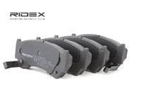 RIDEX Bremsbelagsatz Vorderachse 402B0544 Bremsbeläge,Bremsklötze NISSAN,SUZUKI,ALMERA I Hatchback (N15),ALMERA I (N15),BALENO Schrägheck (EG)