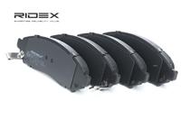 RIDEX Bremsbelagsatz NISSAN,INFINITI 402B0303 41060EA025,41060EB326,41060ZP00A 41060ZP00B,41060ZP025,AY040NS130,D10601VA0A,D10601VA8E,D1060EB70A