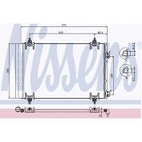 nissens Condensor Airco PEUGEOT,CITROËN,DS 94826 6455CX,6455EW,6455GH Airco Radiator,Condensator, airconditioning 6455GL,6455HJ,6455HK,6455HN,6455HT