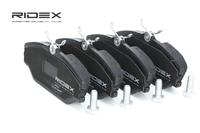 RIDEX Bremsbelagsatz Vorderachse 402B0150 Bremsbeläge,Bremsklötze RENAULT,CLIO II (BB0/1/2_, CB0/1/2_),SCÉNIC II (JM0/1_),MEGANE II (BM0/1_, CM0/1_)