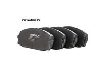 RIDEX Bremsbelagsatz Vorderachse 402B0653 Bremsbeläge,Bremsklötze TOYOTA,HIACE IV Kasten (LXH1_, RZH1_, LH1_),Hiace IV Bus (_H1_, _H2_)