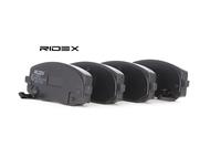 RIDEX Bremsbelagsatz HYUNDAI,KIA,DODGE 402B0108 5810107A00,5810107A00,5810107A00 581010XA00,581010XA01,581010XA10,581011JA60,5810107A00,5810107A10
