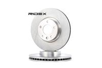 RIDEX Bremsscheibe Vorderachse 82B0161 Bremsscheiben,Scheibenbremsen OPEL,VAUXHALL,Omega B Limousine (V94),Omega B Caravan (V94)