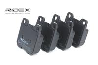 RIDEX Bremsbelagsatz Hinterachse 402B0038 Bremsbeläge,Bremsklötze OPEL,SAAB,VAUXHALL,VECTRA B (36_),Omega B Limousine (V94),Omega B Caravan (V94)