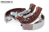 RIDEX Bremsbacken Hinterachse 70B0072 Trommelbremsbacken,Bremsbackensatz OPEL,FIAT,PEUGEOT,Corsa D Schrägheck (S07),Corsa E Schrägheck (X15)