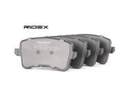 RIDEX Bremsbelagsatz Hinterachse 402B0289 Bremsbeläge,Bremsklötze VW,AUDI,Golf V Schrägheck (1K1),A4 Avant (8K5, B8),A6 Avant (4G5, 4GD, C7),Q5 (8RB)